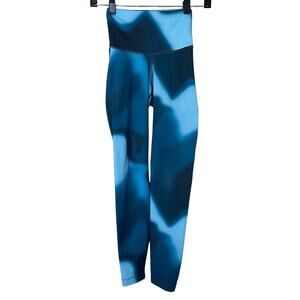 Nike Yoga Dri-Fit Leggings Blue Tie Dye SZ XS